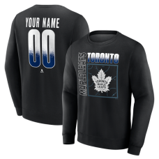 Именная свитшот Toronto Maple Leafs Home Ice Pop Name & Number - Black