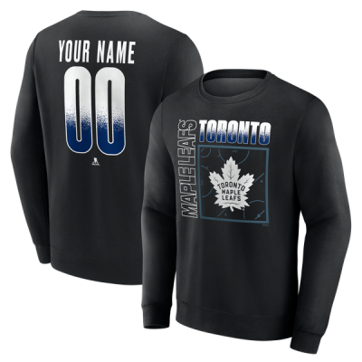 Именная свитшот Toronto Maple Leafs Home Ice Pop Name & Number - Black