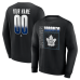 Именная свитшот Toronto Maple Leafs Home Ice Pop Name & Number - Black Именная свитшот Toronto Maple Leafs Home Ice Pop Name & Number - Black
