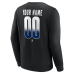 Именная свитшот Toronto Maple Leafs Home Ice Pop Name & Number - Black