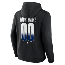 Именная толстовка Toronto Maple Leafs Home Ice Pop Name & Number - Black Именная толстовка Toronto Maple Leafs Home Ice Pop Name & Number - Black