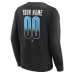 Именная свитшот Utah Mammoth Black Home Ice Pop Name & Number