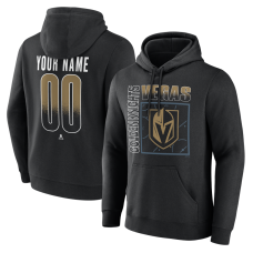 Именная толстовка Vegas Golden Knights Black Home Ice Pop Name & Number
