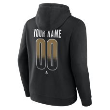 Именная толстовка Vegas Golden Knights Black Home Ice Pop Name & Number
