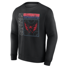 Именная свитшот Washington Capitals Black Home Ice Pop Name & Number