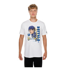 Футболка Buffalo Sabres Tage Thompson New Era White Graphic