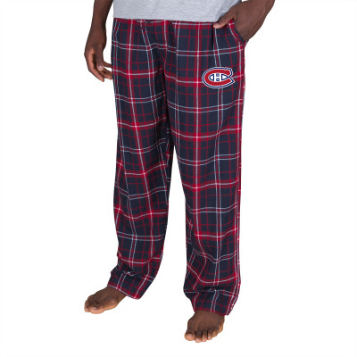 Штаны Montreal Canadiens Concepts Sport Navy/Red Ultimate Plaid Flannel