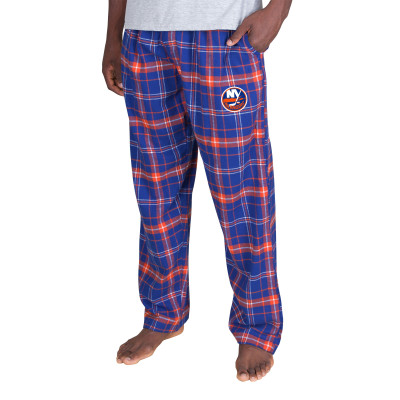 New York Islanders Concepts Sport Royal/Orange Ultimate Plaid Flannel Pants