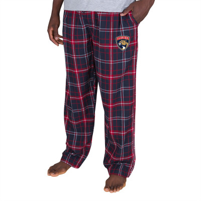 Штаны Florida Panthers Concepts Sport Navy/Red Ultimate Plaid Flannel
