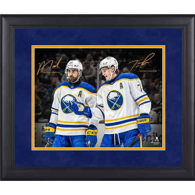 Фото в рамке Alex Tuch & Tage Thompson Buffalo Sabres Fanatics Authentic 11 x 14 Spotlight - Facsimile Signatures