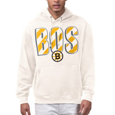 Толстовка Boston Bruins Starter Cream City Abbreviation Fleece