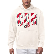 Толстовка Carolina Hurricanes Starter Cream City Abbreviation Fleece Толстовка Carolina Hurricanes Starter Cream City Abbreviation Fleece