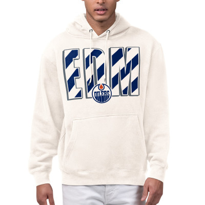 Толстовка Edmonton Oilers Starter Cream City Abbreviation Fleece