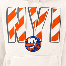 New York Islanders Starter Cream City Abbreviation Fleece Hoodie