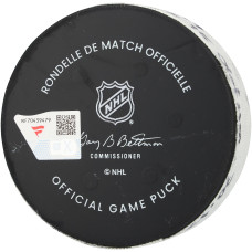 Victor Olofsson Colorado Avalanche Fanatics Authentic Game-Used Goal Puck from February 25, 2026 vs. Utah Mammoth Victor Olofsson Colorado Avalanche Fanatics Authentic Game-Used Goal Puck from February 25, 2026 vs. Utah Mammoth
