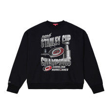 Женская Свитшот Carolina Hurricanes Mitchell & Ness Black 2026 Stanley Cup Champions
