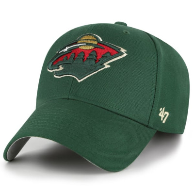Бейсболка Minnesota Wild 47 Green Wordmark Back Strap MVP