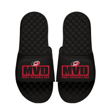Unisex Carolina Hurricanes ISlide Black Most Valuable Dad Slide Sandals