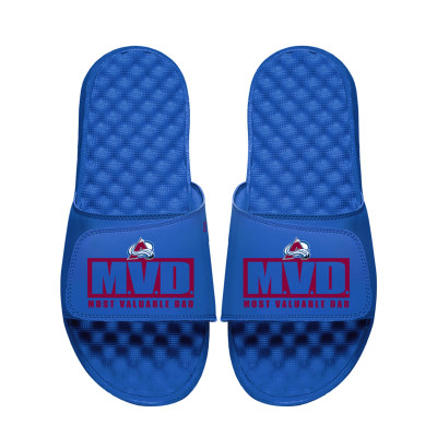 Unisex Colorado Avalanche ISlide Royal Most Valuable Dad Slide Sandals