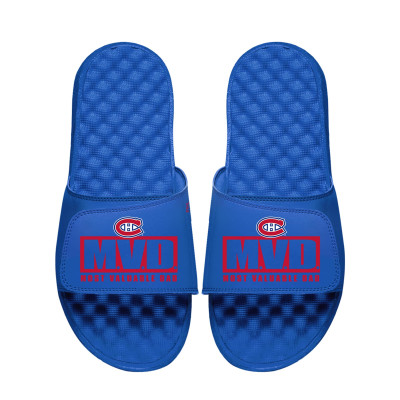 Unisex Montreal Canadiens ISlide Royal Most Valuable Dad Slide Sandals
