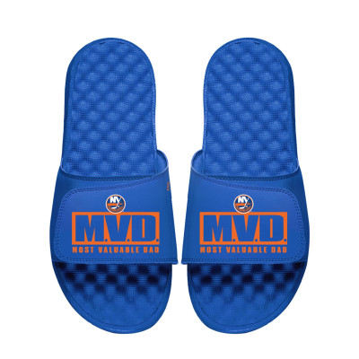Unisex New York Islanders ISlide Royal Most Valuable Dad Slide Sandals