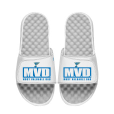 Unisex St. Louis Blues ISlide White Most Valuable Dad Slide Sandals