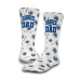 Unisex Buffalo Sabres ISlide Golf Dad Socks & Slide Sandals Bundle