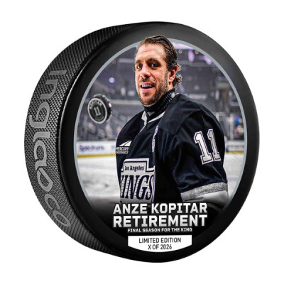 Шайба Anze Kopitar Los Angeles Kings Inglasco Retirement - Limited Edition of 2026