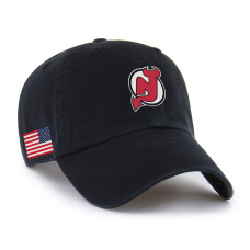 Джерси Unisex New Devils 47 Black Heritage Flag Clean Up Adjustable Hat Джерси Unisex New Devils 47 Black Heritage Flag Clean Up Adjustable Hat