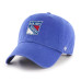 Бейсболка Unisex New York Rangers 47 Blue Heritage Flag Clean Up