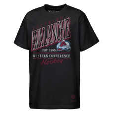 Подростковая Colorado Avalanche Mitchell & Ness Black Called Up T-Shirt Подростковая Colorado Avalanche Mitchell & Ness Black Called Up T-Shirt