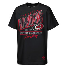 Подростковая Carolina Hurricanes Mitchell & Ness Black Called Up T-Shirt
