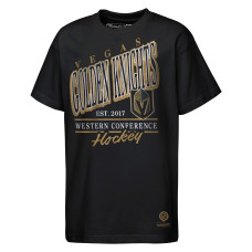Подростковая Vegas Golden Knights Mitchell & Ness Black Called Up T-Shirt