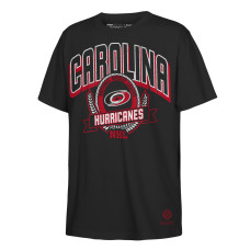 Подростковая Carolina Hurricanes Mitchell & Ness Black Back to Cool T-Shirt