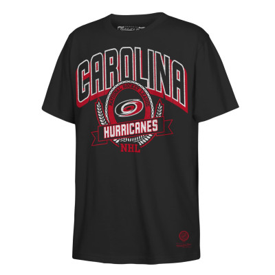 Подростковая Carolina Hurricanes Mitchell & Ness Black Back to Cool T-Shirt