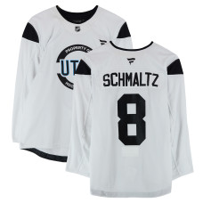 Тренировочный джерси Nick Schmaltz Utah Hockey Club Fanatics Authentic White Authentic Pro from the 2024-25 NHL Season Тренировочный джерси Nick Schmaltz Utah Hockey Club Fanatics Authentic White Authentic Pro from the 2024-25 NHL Season