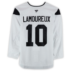 Тренировочный джерси Maveric Lamoureux Utah Hockey Club Fanatics Authentic White Authentic Pro from the 2024-25 NHL Season Тренировочный джерси Maveric Lamoureux Utah Hockey Club Fanatics Authentic White Authentic Pro from the 2024-25 NHL Season