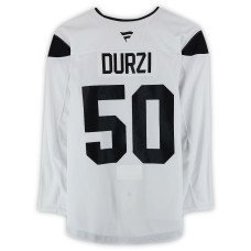 Тренировочный джерси Sean Durzi Utah Hockey Club Fanatics Authentic White Authentic Pro from the 2024-25 NHL Season Тренировочный джерси Sean Durzi Utah Hockey Club Fanatics Authentic White Authentic Pro from the 2024-25 NHL Season