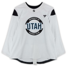 Тренировочный джерси Liam O'Brien Utah Hockey Club Fanatics Authentic White Authentic Pro from the 2024-25 NHL Season Тренировочный джерси Liam O'Brien Utah Hockey Club Fanatics Authentic White Authentic Pro from the 2024-25 NHL Season