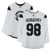 Тренировочный джерси Mikhail Sergachev Utah Mammoth Fanatics Authentic White from the 2024-25 NHL Season