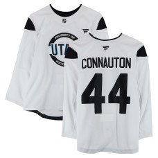 Тренировочный джерси Kevin Connauton Utah Hockey Club Fanatics Authentic White Authentic Pro from the 2024-25 NHL Season Тренировочный джерси Kevin Connauton Utah Hockey Club Fanatics Authentic White Authentic Pro from the 2024-25 NHL Season