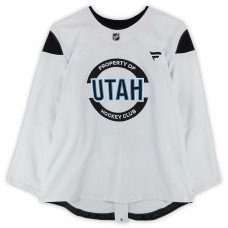 Тренировочный джерси Kevin Connauton Utah Hockey Club Fanatics Authentic White Authentic Pro from the 2024-25 NHL Season Тренировочный джерси Kevin Connauton Utah Hockey Club Fanatics Authentic White Authentic Pro from the 2024-25 NHL Season