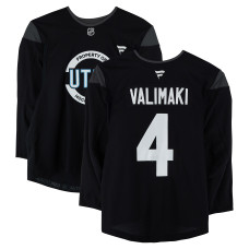 Тренировочный джерси Juuso Valimaki Utah Mammoth Fanatics Authentic Black from the 2024-25 NHL Season Тренировочный джерси Juuso Valimaki Utah Mammoth Fanatics Authentic Black from the 2024-25 NHL Season