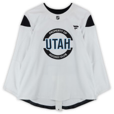 Тренировочный джерси Daniil But Utah Hockey Club Fanatics Authentic White Authentic Pro from the 2024-25 NHL Season Тренировочный джерси Daniil But Utah Hockey Club Fanatics Authentic White Authentic Pro from the 2024-25 NHL Season