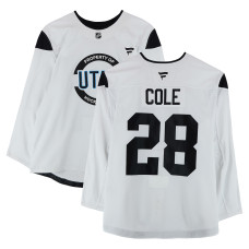 Тренировочный джерси Ian Cole Utah Mammoth Fanatics Authentic White from the 2024-25 NHL Season Тренировочный джерси Ian Cole Utah Mammoth Fanatics Authentic White from the 2024-25 NHL Season