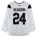 Тренировочный джерси Cole Beaudoin Utah Mammoth Fanatics Authentic White from the 2024-25 NHL Season