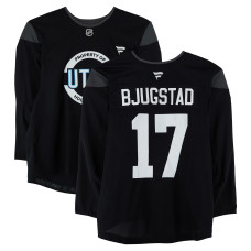 Тренировочный джерси Nick Bjugstad Utah Mammoth Fanatics Authentic Black from the 2024-25 NHL Season Тренировочный джерси Nick Bjugstad Utah Mammoth Fanatics Authentic Black from the 2024-25 NHL Season