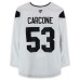 Тренировочный джерси Michael Carcone Utah Hockey Club Fanatics Authentic White Authentic Pro from the 2024-25 NHL Season