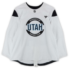 Тренировочный джерси Kailer Yamamoto Utah Hockey Club Fanatics Authentic White Authentic Pro from the 2024-25 NHL Season Тренировочный джерси Kailer Yamamoto Utah Hockey Club Fanatics Authentic White Authentic Pro from the 2024-25 NHL Season
