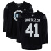 Тренировочный джерси Robert Bortuzzo Utah Mammoth Fanatics Authentic Black from the 2024-25 NHL Season